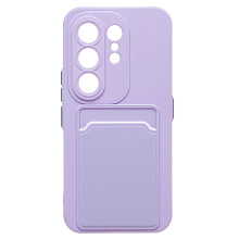 Чехол-накладка - SC337 для "Tecno Camon 50" (light violet)