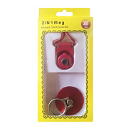 Держатель кольцо (Ring) - PS35 на палец со шнурком в комплекте (red)