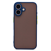 Чехол-накладка - PC041 для "Apple iPhone 16" (dark blue) (234425)