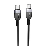 Кабель Type-C - Type-C Hoco X109 PD 60W 100см 3A  (black)