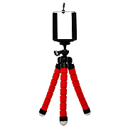 Трипод для селфи - Tripod mini, 17 см (red) (тех.уп.)