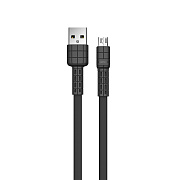 Кабель USB - micro USB Remax RC-116m Armor series  100см 2,4A  (black)