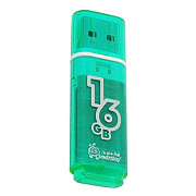 Флэш накопитель USB 16 Гб Smart Buy Glossy (green)