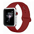 Ремешок - ApW Sport Band Apple Watch 42/44/45/49 mm силикон на кнопке (L) (red)