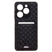 Чехол-накладка - SM022 c картхолдером для "TECNO Spark Go 2024" (black) (226744)