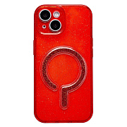 Чехол-накладка - SM050 SafeMag для "Apple iPhone 15" (red)