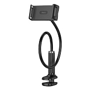 Держатель настольный Hoco HD10 Bamboo lazy stand (black) (236208)