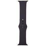 Ремешок - ApW Sport Band Apple Watch 42/44/45/49 mm силикон на кнопке (S) (choco)