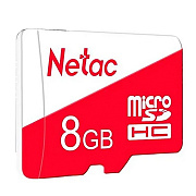 Карта флэш-памяти MicroSD  8 Гб Netac P500 Eco без адаптера (Class 10) 