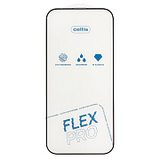 Защитное стекло Full Screen Cellis Flex Pro для "Apple iPhone 17/iPhone 16 Pro" (black)