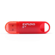 Флэш накопитель USB  8 Гб Exployd 570 (red)