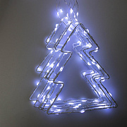 Светодиодная гирлянда внутренняя, занавес, ЕЛКИ 3 метра, белый холодный