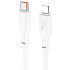 Кабель Type-C - Apple lightning Hoco X93 Force PD 20W 200см 3A  (white)