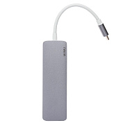 Хаб Type-C WiWU T4 5 in 1 (grey) (gray)