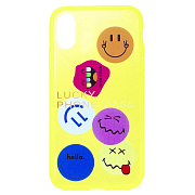 Чехол-накладка - PC046 для "Apple iPhone X/iPhone XS" 01 (yellow)