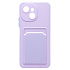 Чехол-накладка - SC337 с картхолдером для "Tecno Spark 40C" (light violet) (241449)