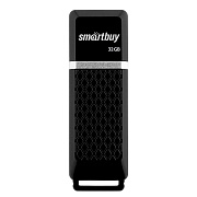 Флэш накопитель USB 32 Гб Smart Buy Quartz (black)