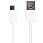 Кабель USB - micro USB Remax RC-06m Light  100см 2,1A  (white)