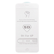Защитное стекло Full Screen - 3D Flat для "Apple iPhone 6 Plus/iPhone 6S Plus" (white) (тех.уп.) (white)