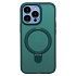 Чехол-накладка - SM088 SafeMag  для "Apple iPhone 13 Pro" (dark green)