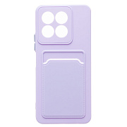 Чехол-накладка - SC337 с картхолдером для "Honor X5b/X5b Plus" (light violet) (238309)