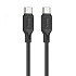Кабель Type-C - Type-C Hoco X90 Cool PD 60W 100см 3A  (black)