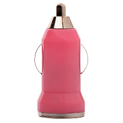 Адаптер Автомобильный - АЗУ-USB для Apple iPhone 3 1USB/5V/1A (pink) ..
