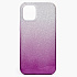 Чехол-накладка - SC097 Gradient для "Apple iPhone 12 mini" (purple/silver)