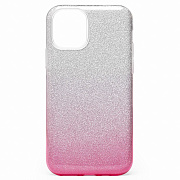 Чехол-накладка - SC097 Gradient для "Apple iPhone 11 Pro" (pink/silver)