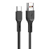 Кабель USB - Type-C SKYDOLPHIN S58T 12W 100см 2,4A  (black)