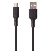 Кабель USB - Type-C Kurato RORI-T505  100см 2,4A  (black)