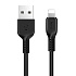 Кабель USB - Apple lightning Hoco X13 Easy  100см 2A  (black)