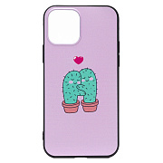 Чехол-накладка - SC185 для "Apple iPhone 12/iPhone 12 Pro" (018) (light pink)
