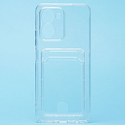 Чехол-накладка - SC276 с картхолдером для "OPPO realme C33" (transparent)