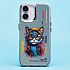 Чехол-накладка - PC092 для "Apple iPhone 16" (кот) (transparent)