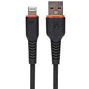Кабель USB - Apple lightning SKYDOLPHIN S54L 12W 100см 2,4A  (black)