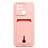 Чехол-накладка - SC304 с картхолдером для "Xiaomi Redmi 10C" (light pink)