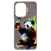 Чехол-накладка - SC335 для "Infinix Hot 30i"  (панда) (grey) (227274)