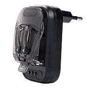 ЗУ Сетевое Универсальное Glossar LT-2P333 (повр. уп.) Универсальный разъем "лягушка" 0,5A/2,5W (black)