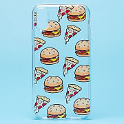 Чехол-накладка - SC237 для "Apple iPhone X/iPhone XS" (001) (прозрачный)