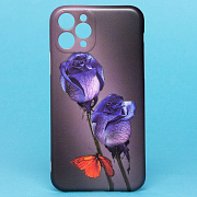 Чехол-накладка - SC185 для "Apple iPhone 11 Pro" (006) (black/blue)