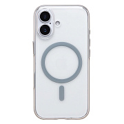 Чехол-накладка - SM041 SafeMag для "Apple iPhone 17" (transparent/silver)