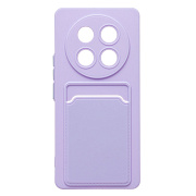 Чехол-накладка - SC337 с картхолдером для "Honor X9c" (light violet) (239131)