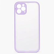Чехол-накладка - PC041 для "Apple iPhone 12 Pro Max" (light violet/white)