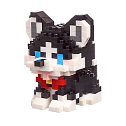 Конструктор - "Pet series" собака (3) (black/white)