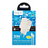 Адаптер Сетевой с кабелем Hoco CS112A USB/Type-C 30W (Type-C/Type-C) (white)