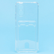 Чехол-накладка - SC276 с картхолдером для "OPPO A38/OPPO A18" (transparent)