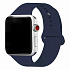 Ремешок - ApW Sport Band Apple Watch 42/44/45/49 mm силикон на кнопке (L) (midnight blue)
