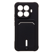 Чехол-накладка - SC304 с картхолдером для "Xiaomi 15T Pro" (black) (242319)