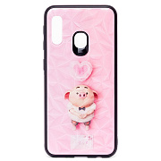 Чехол-накладка - SC150 для "Samsung SM-A202 Galaxy A20e" (007) (pink)